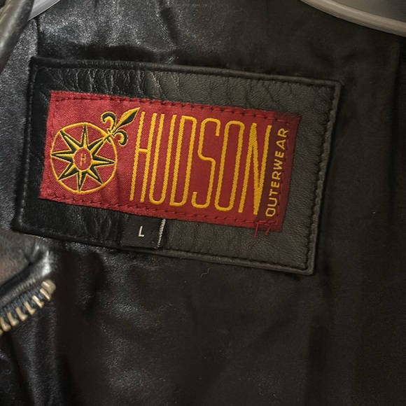 Hudson outerwear Classic Black Leather Jacket for Women - Picture 6 of 8